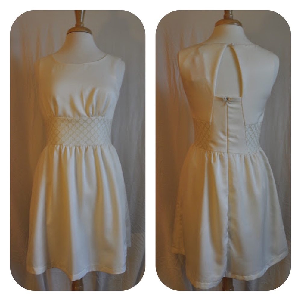 Cream Dress